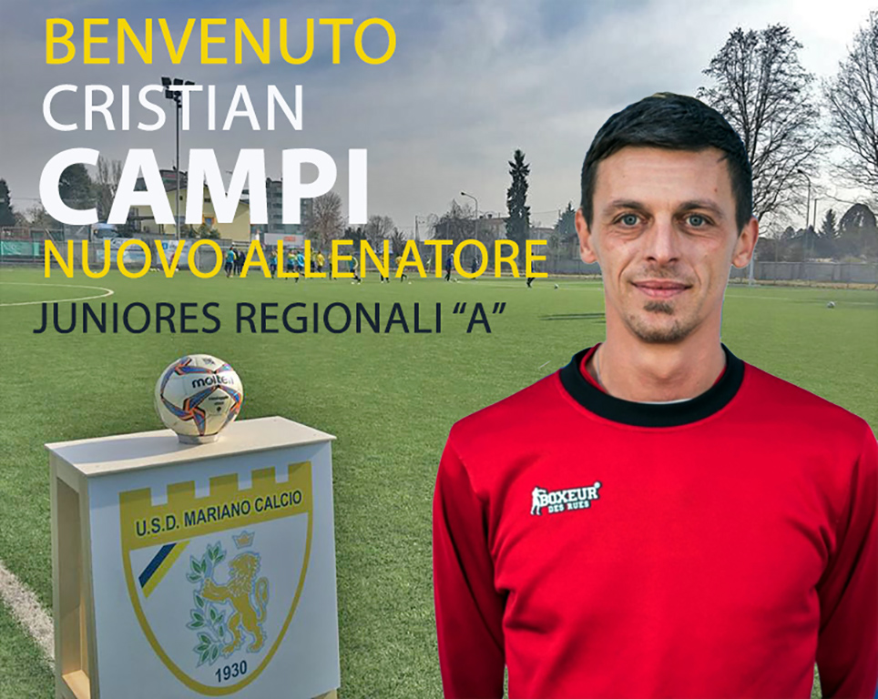 Cristian Campi allenatore juniores regionali 1